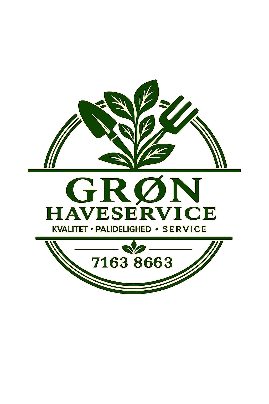 Grøn Haveservice logo